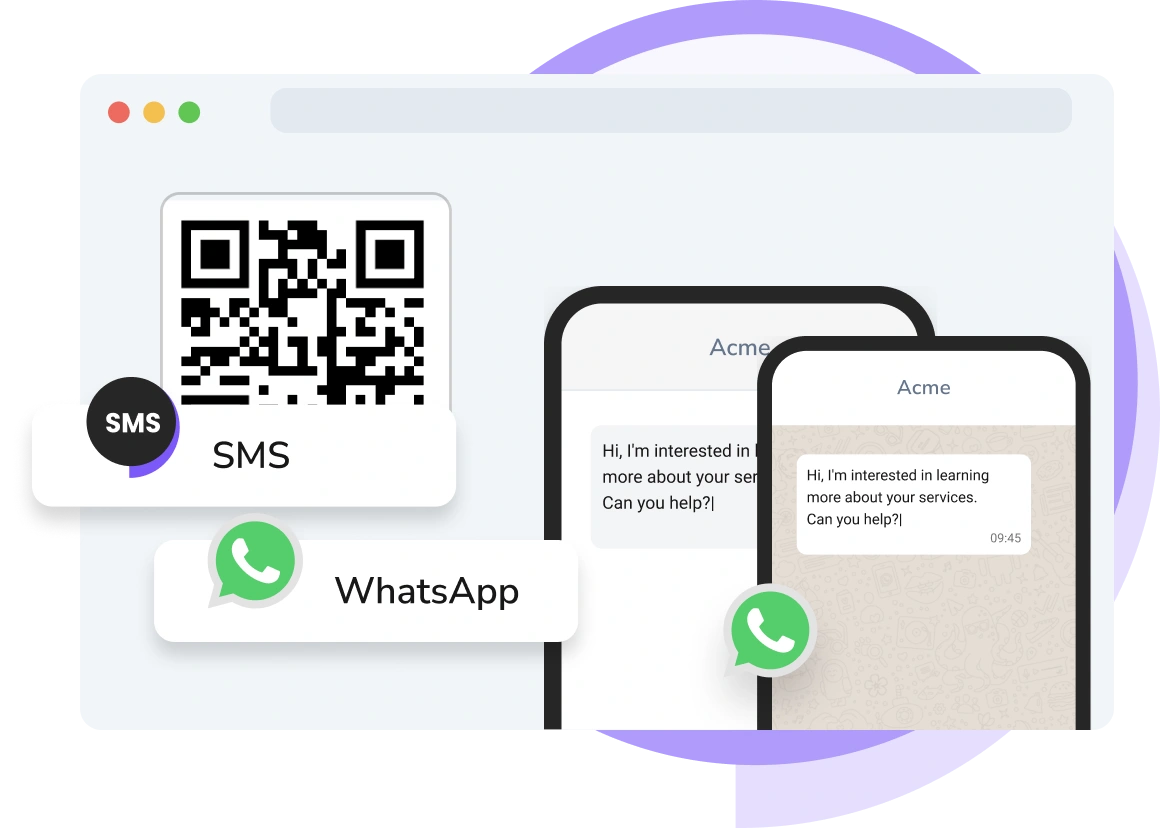 Screenshot of TopMessage QR code dashboard showing analytics, scan tracking, and generated QR codes