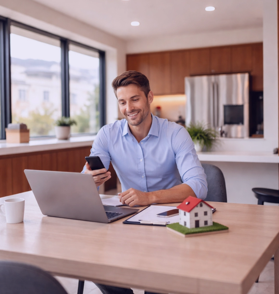 Real estate brokerage using TopMessage to instantly send automated SMS and WhatsApp messages to new leads, achieving higher open rates and additional property closings